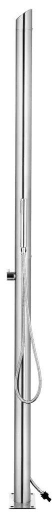 Rozsdamentes acél kerti zuhany 220 cm