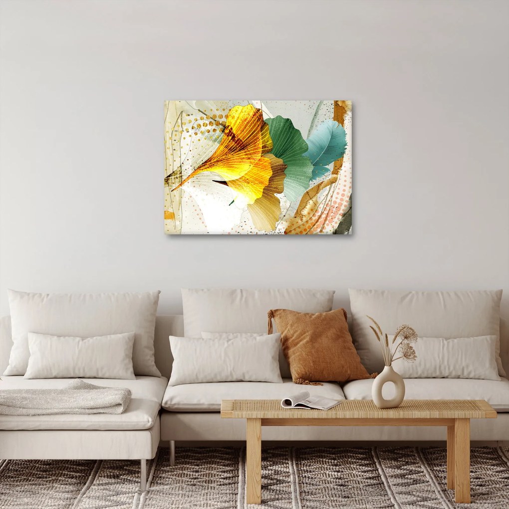 Kép - Levelek (70x50 cm)