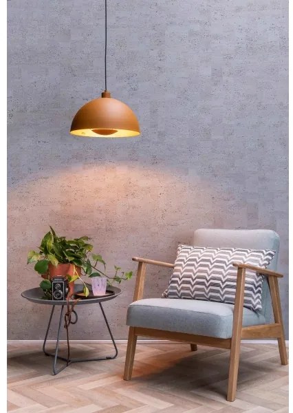 Lucide 45496/01/44 - Csillár zsinóron SIEMON 1xE27/40W/230V narancssárga