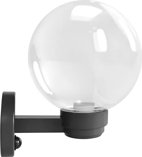 Brilagi - Kültéri fali lámpa érzékelővel HARBOR 1xE27/40W/230V IP33 antracit/átlátszó