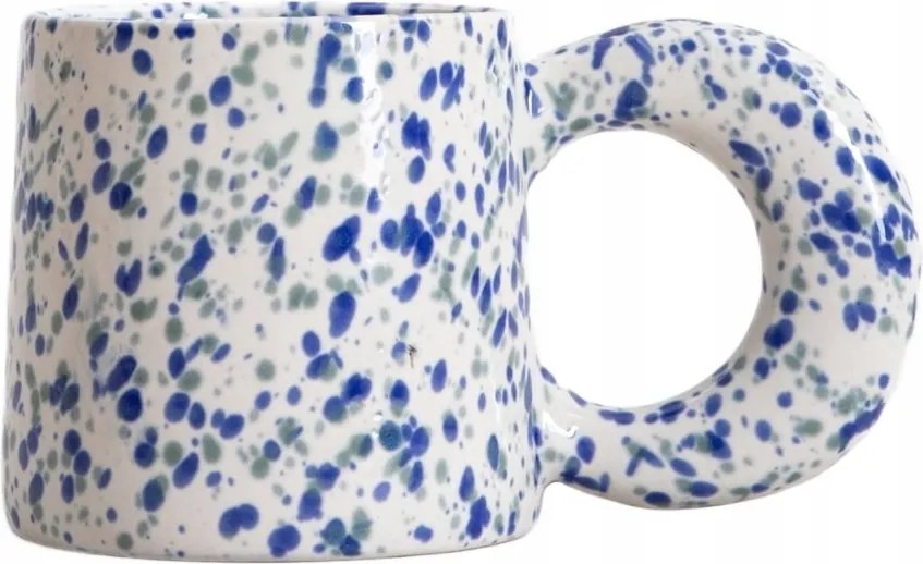 Morne pöttyös bögre sötétkék 0,3 l Homla