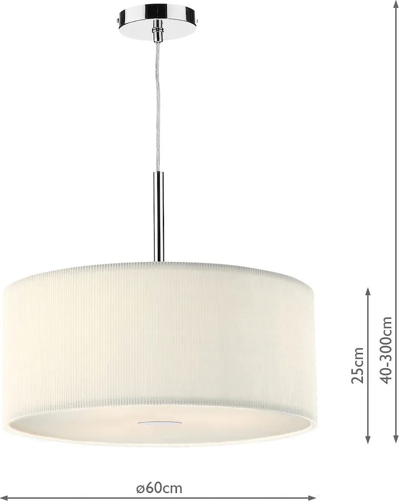 Dar Lighting modern függeszték zaragoza krém darzar1733