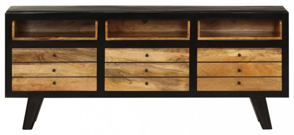 tömör mangófa TV-szekrény 120 x 30 x 50 cm