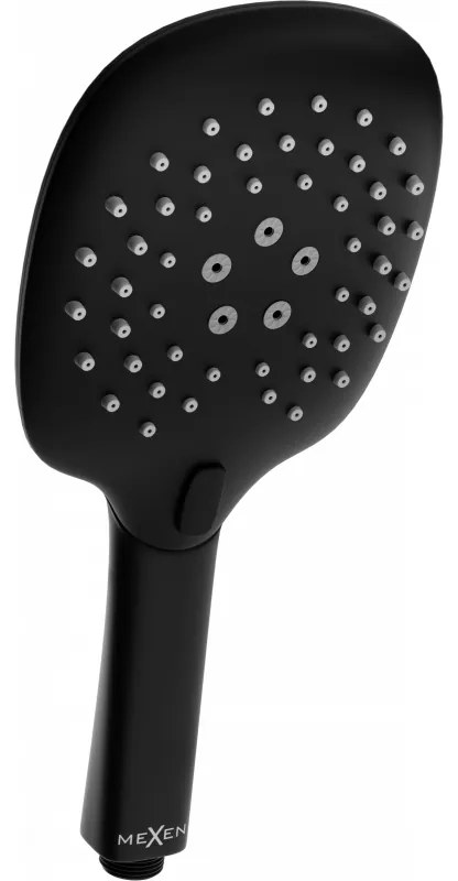Mexen R-22 3 funkciós zuhanyfej, Fekete - 79522-70