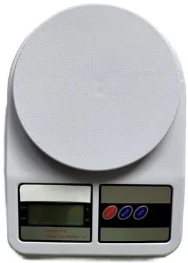 Konyhai mérleg, digitális, 7 kg terhelhetőség, fehér (KHKE681)