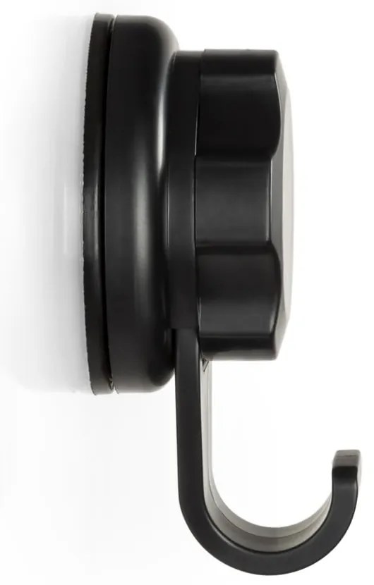 Fekete öntapadós acél akasztó szett 2 db-os Bestlock – Compactor