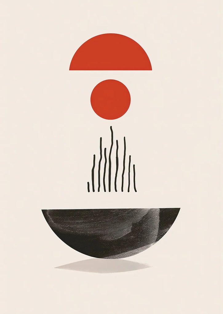 Poszter 67,5x95cm Félkör alakú forma