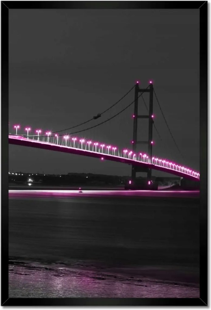 Poszterek keretben 40x60 Lila világítás