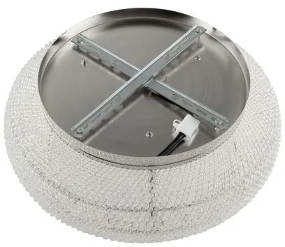 Ideal Lux - Kristály mennyezeti lámpa PASHA 10xE14/40W/230V átm. 55 króm