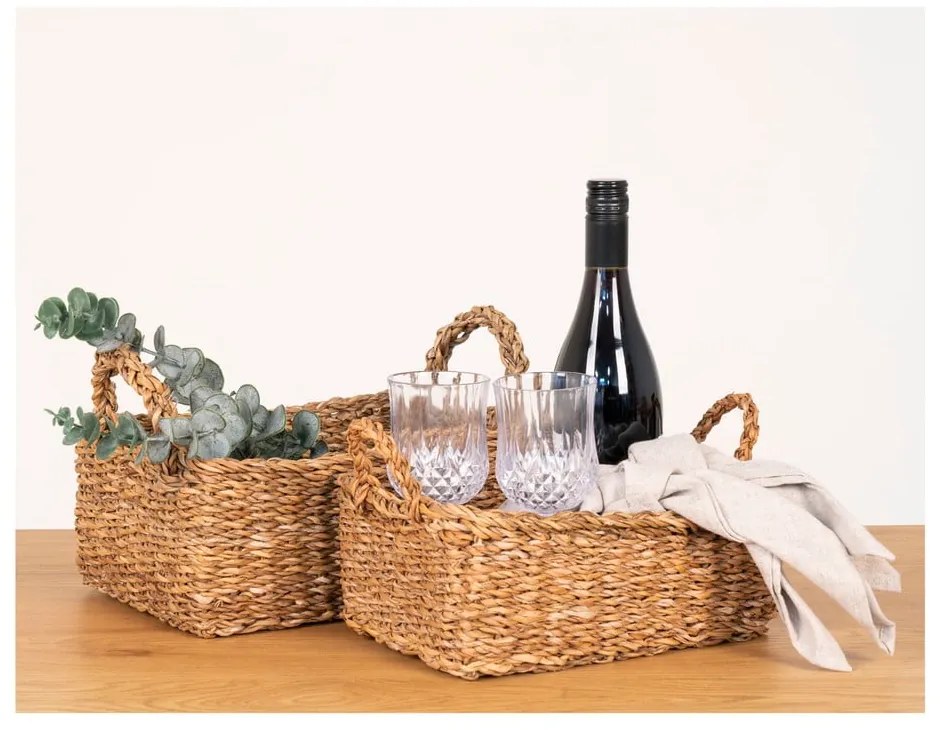 Tengerifű tárolókosár szett 2 db-os 32x23x13 cm Morella – House Nordic