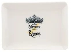 4 darabos étkészlet fekete/fehér/porcelán