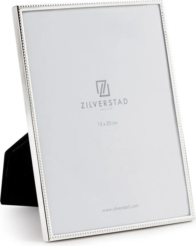 Fényes ezüstszínű fém álló képkeret 16x21 cm Sweet Memory Pearl – Zilverstad