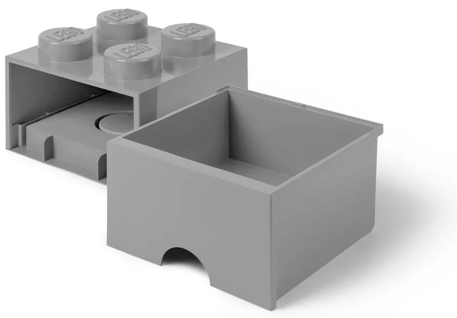 Szürke négyszögletes tárolódoboz - LEGO®