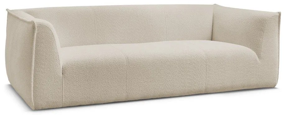 Bézs buklé kanapé 242 cm Giorgia – Bobochic Paris