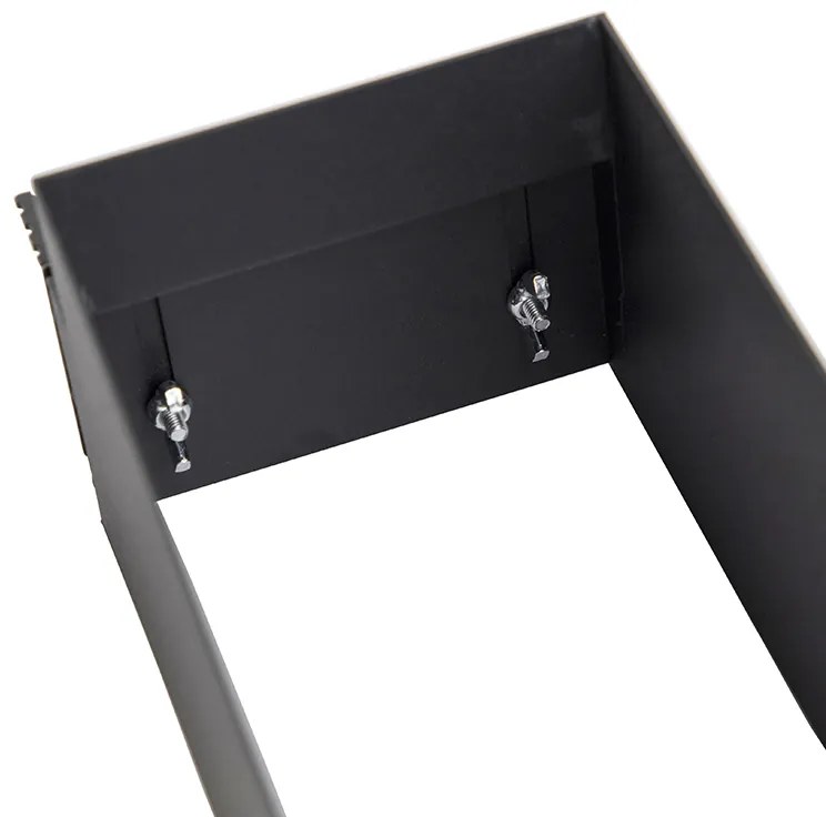 Beépített spotlámpa fekete GU10 AR70 keret nélküli 3-lámpás - Oneon