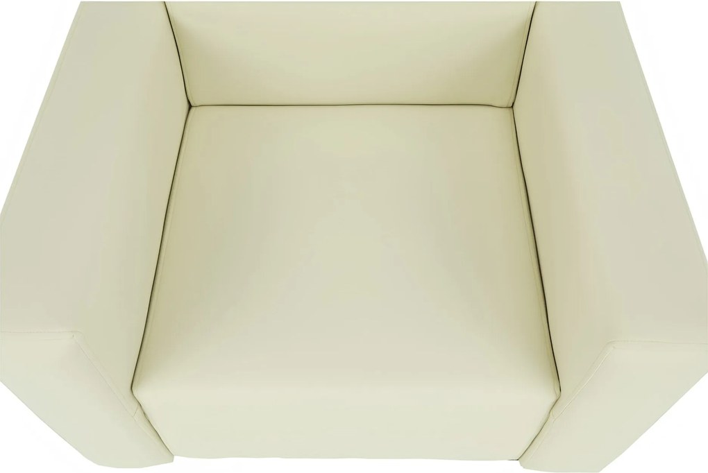 Fotel, textilbőr bézs, HOMKER