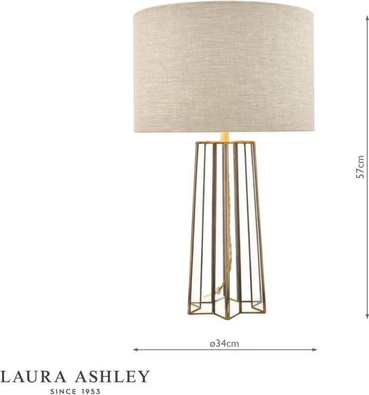 Laura Ashley Star 3756156-Q Asztali lámpa 1x60W/E27 IP20