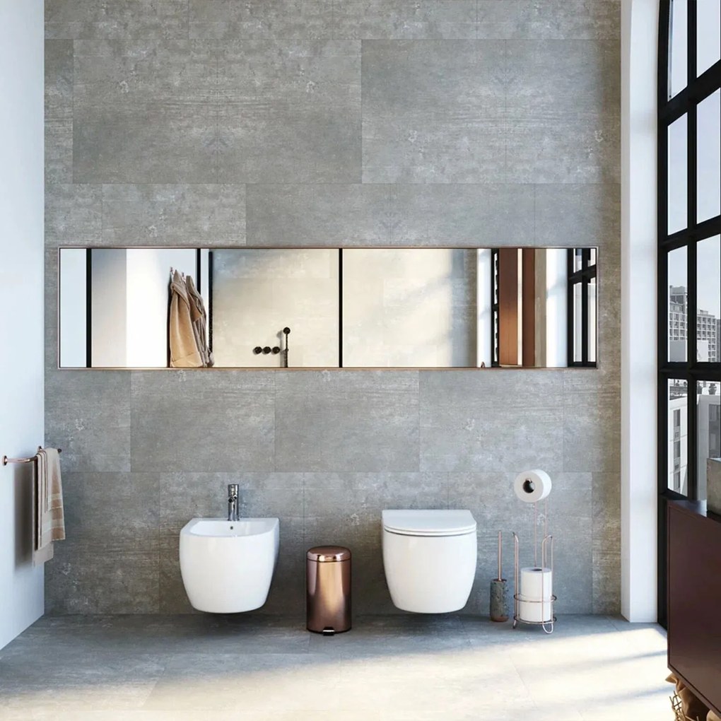 WC csésze WC Carlo Flat Mini Rimless + Bidé Carlo Mini