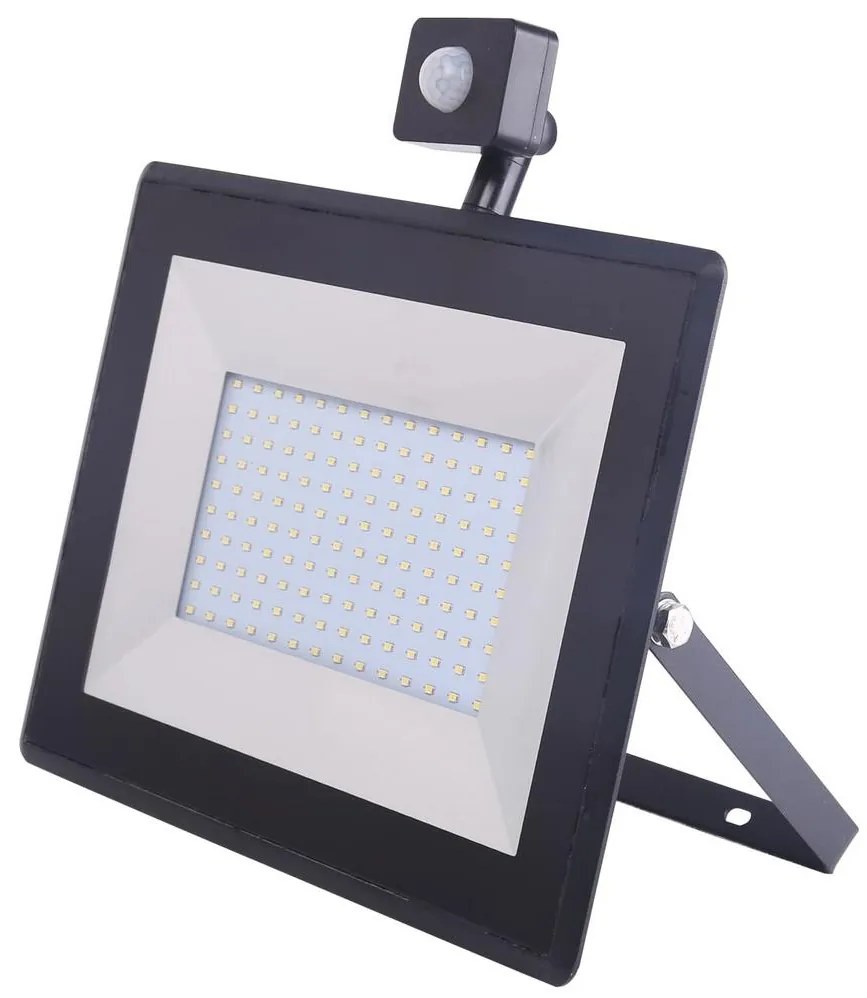 Aigostar B.V. Aigostar - LED reflektor érzékelővel LED/100W/230V IP65 fekete AI0374