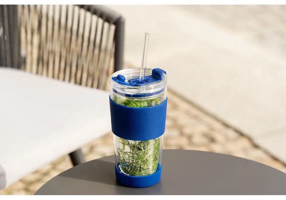 Kék termobögre 600 ml Fuori – Vialli Design