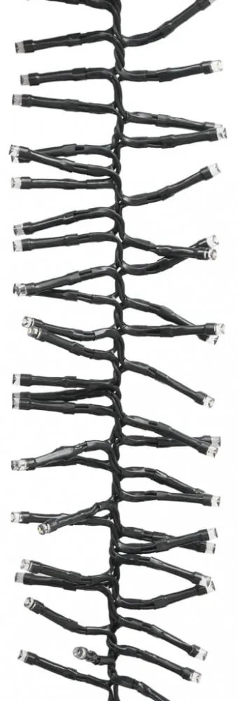 színes fényű fürtös PVC LED-szalag 3000 LED-del 23 m