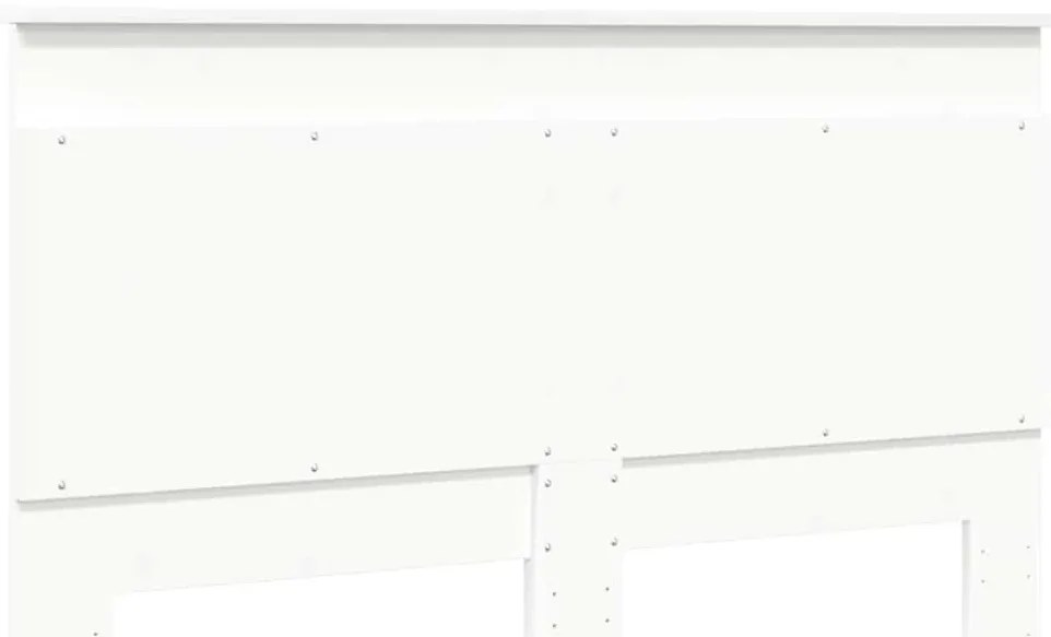 Fejtámla fejtámlával Fehér 135 cm Faanyag