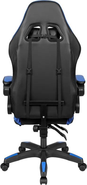 Kruger&Matz Warrior GX-150 játékszék fekete és kék színben
