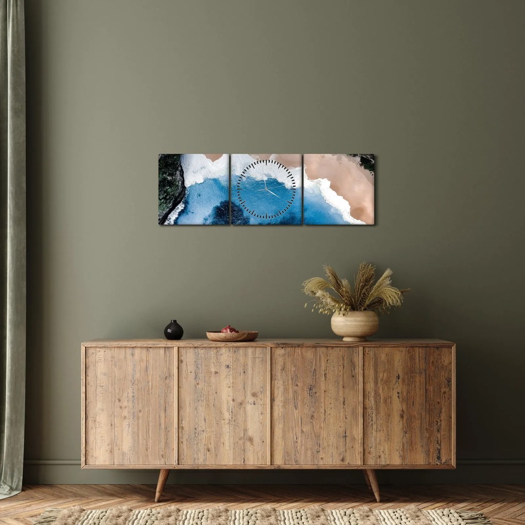 Nusa Penida strand, Indonézia képe (órával) (90x30 cm)