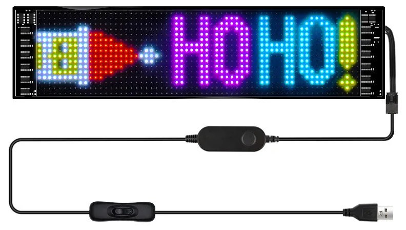 Autós LED programozható kijelző LGI-046