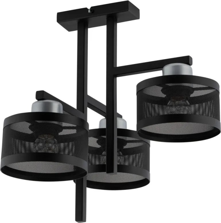 SIGMA LIGHTING 32138 OFF Ernyős Mennyezeti Lámpa Fekete, Ezüst E27 IP20