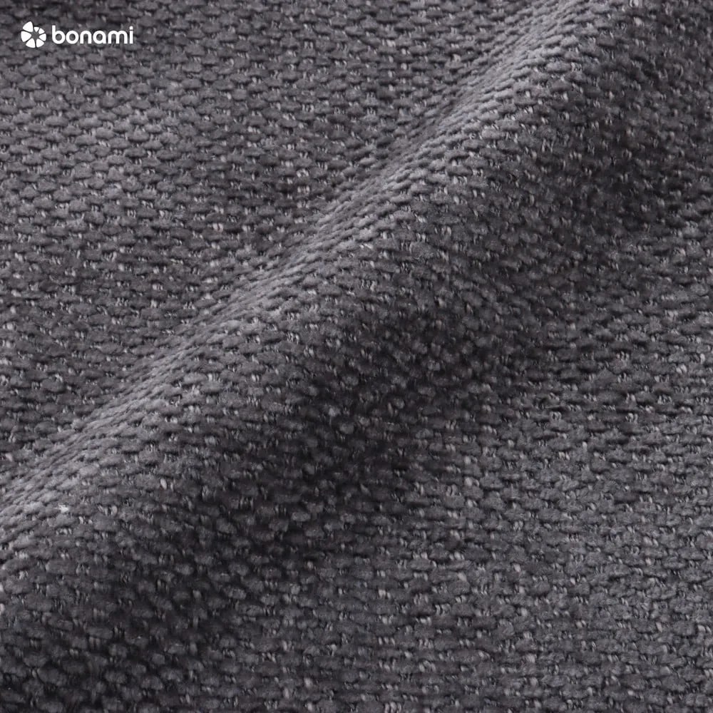 Sötétszürke kinyitható-tárolóhelyes kanapé 251 cm Fuji – Bobochic Paris