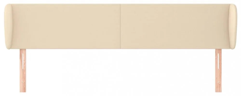 krémszínű szövet fejtámla 203x23x78/88 cm