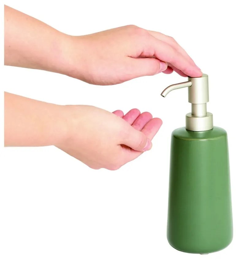 Eco Vanity zöld kerámia szappanadagoló - iDesign