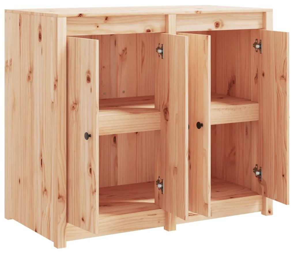vidaXL tömör fenyőfa kültéri konyhaszekrény