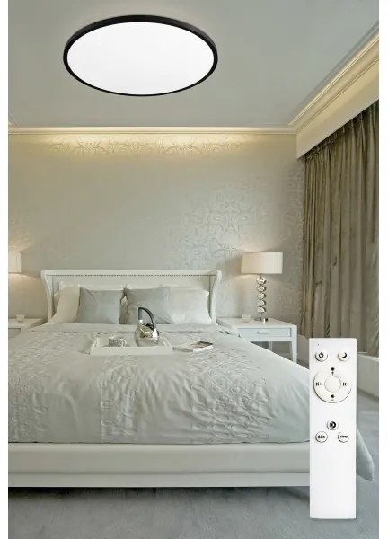 Top Light - LED Dimmelhető mennyezeti lámpa REVIT LED/70W/230V átm. 75 cm fekete