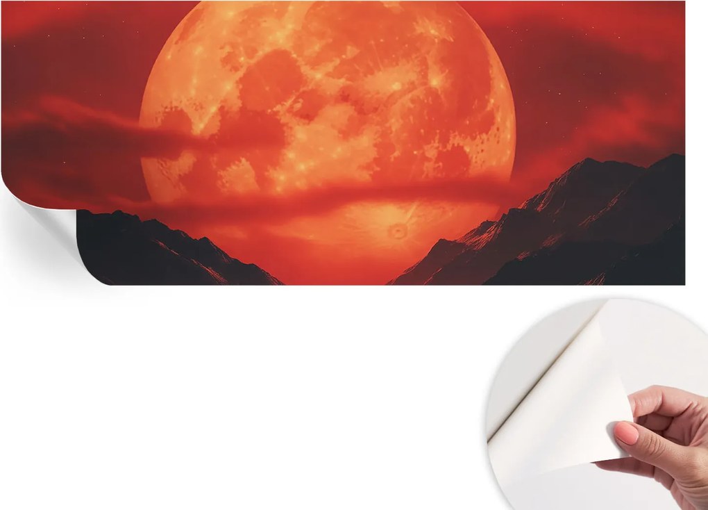 Öntapadós Dekoratív Fotótapéta Hálószobába Éjszakai jelenség 250x104 cm