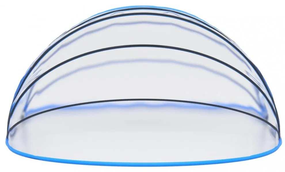 ovális medencekupola 530 x 410 x 210 cm