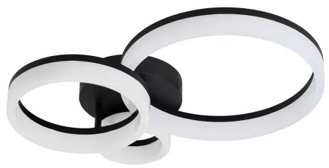 Rabalux 71385 - LED Mennyezeti lámpa AMILIA LED/24W/230V 3000/4000/6500K fekete