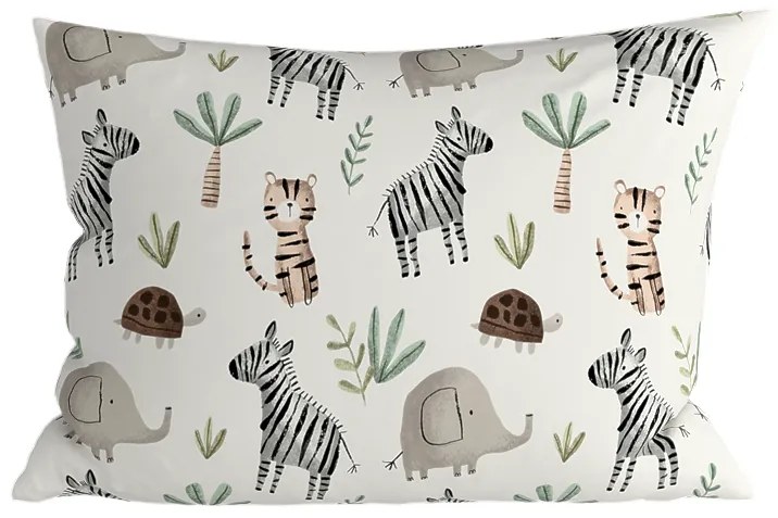 2 db Díszpárnahuzat szett JUNGARI 40x60 cm, krém színű