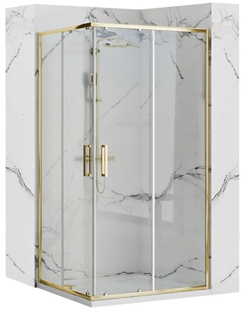 Zuhanykabin Rea Punto 80x100 Gold
