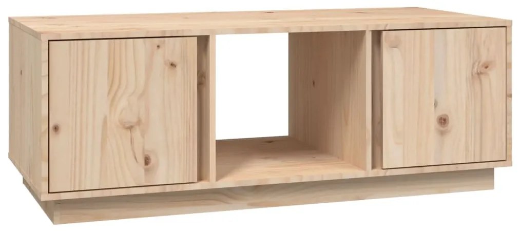 Tömör fenyőfa dohányzóasztal 110 x 50 x 40 cm