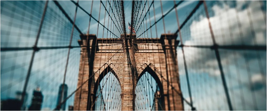 Kép - Brooklyn Bridge (120x50 cm)
