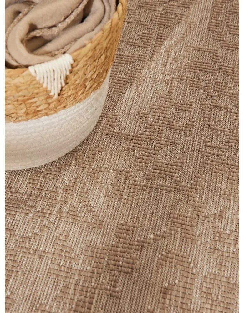Bézs-elefántcsont színű kültéri-beltéri szőnyeg 160x230 cm Duet Kona – NORTHRUGS