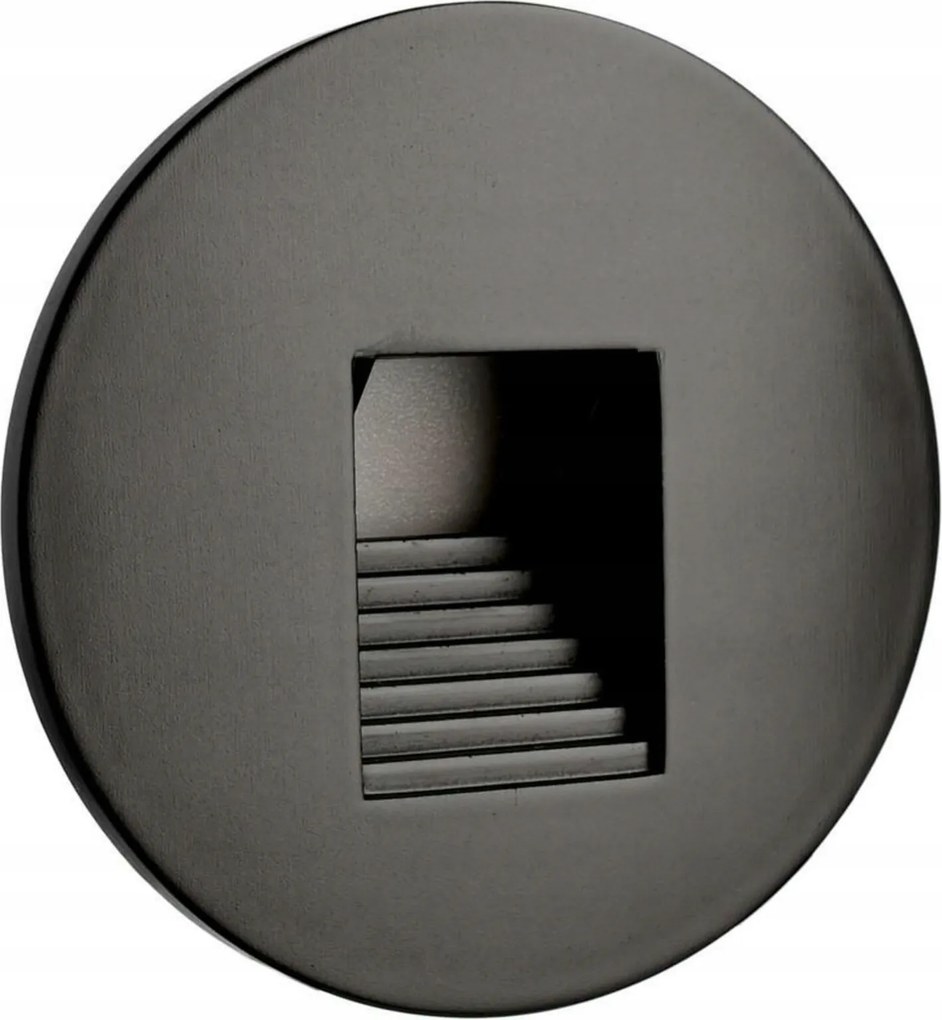 Light Impressions Deko-Light takaró kerek fekete lépcsőfok Alwaidhoz 930499