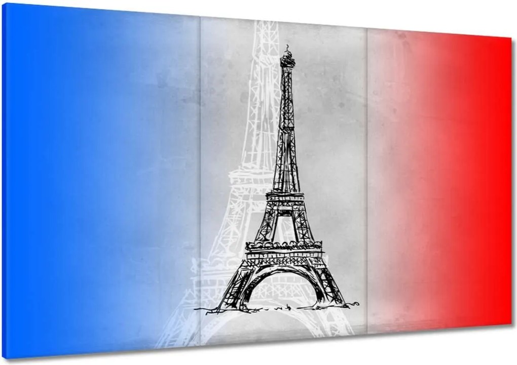 Festmények 120x80 Eiffel-torony