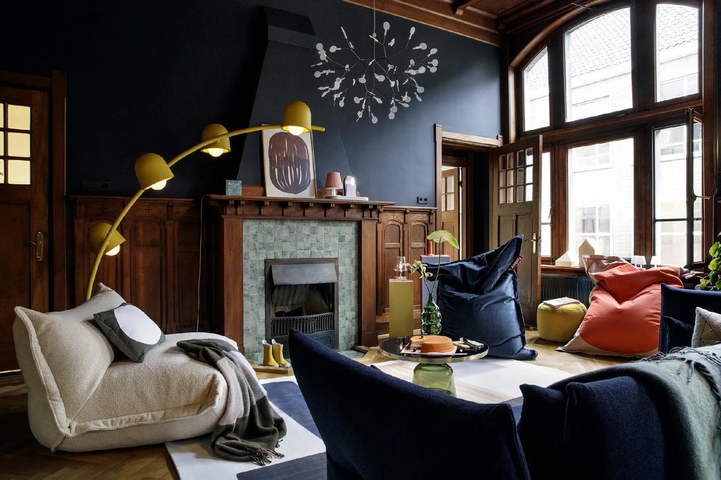 Fatboy "Point stonewashed", babzsák/puff 10 változat - Fatboy® Szín: kék