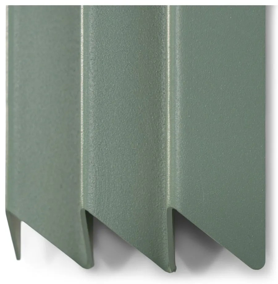 Szürkészöld fém fali fogas 13 cm Sensu – Spinder Design