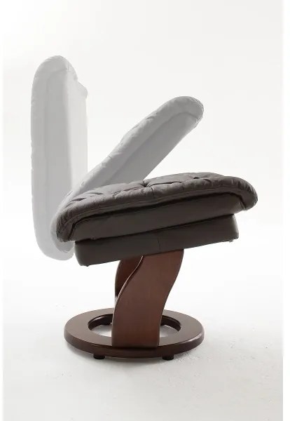 HABI állítható fotel, barna/dió