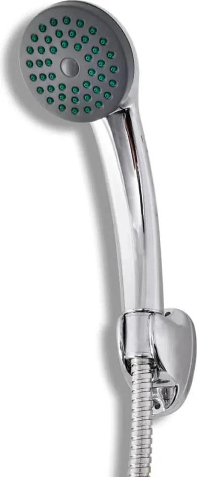 EuroStandard ECOLINE kádtöltő csaptelep - zuhanyszettel - fix falitartóval - KRÓM