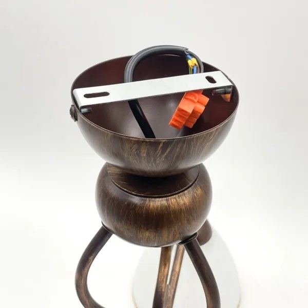 Brilagi - LED Felületre szerelhető csillár ANTICO 3xE27/60W/230V bronz patina